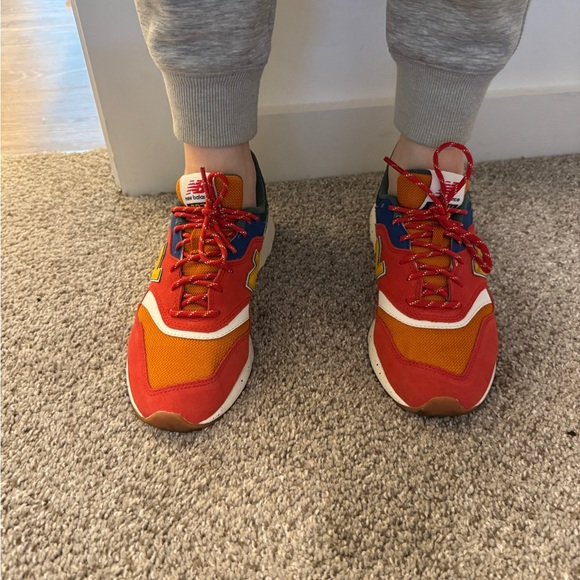 New Balance 997H Sneakers - Red, Orange, Green and Blue - Picture 8 of 11